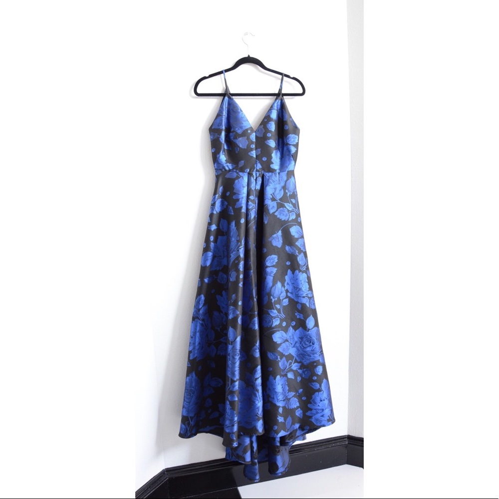 Calvin Klein Floral Print Gown